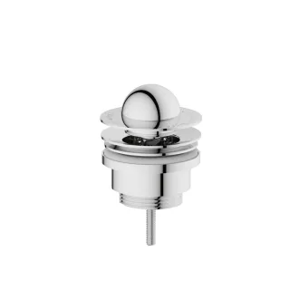 VitrA Ersatzteil Liquid Push Open-Ventil für Waschtische mit Überlauf Halbkugel d: 62 Chrom,A32535 A32535