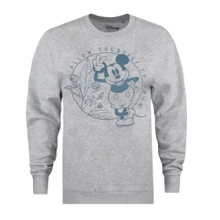 Disney - "Allow Yourself To Grow" Sweatshirt für Damen (Grau meliert)