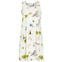 Ringella Nachthemd ärmelloses Shirt mit Beach-Dessin Baumwolle/Modalmischung