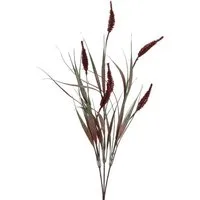 Kunstgras Kunstpflanze RIEDGRAS 65cm. Dekogras mit Blütenständen in BURGUND, Floratexx GmbH