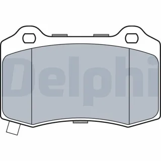 Delphi Bremsbel?ge hinten Jeep Grand Cherokee LP3547