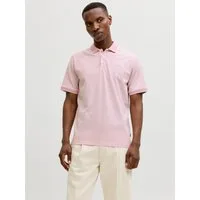 Jack & Jones Poloshirt JPRBLUALVES SS POLO SN mit Logo Stickerei