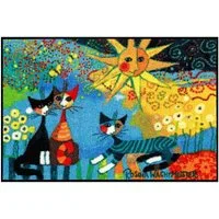 Salonloewe Fußmatte Fußmatte 50x75 Rosina Wachtmeister La Dolce Vita gelb, Eingangsmatte normal, Höhe: 500 mm