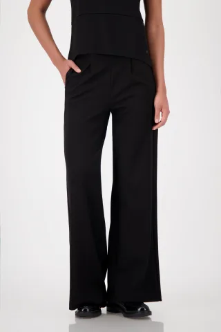 monari - Wide Leg Hose schwarz - Gr. - 36