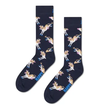 happy socks - Cow Sock Blau - Gr. - 38