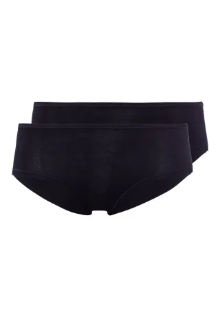SKINY - Skiny Damen Panty Doppelpack SKINY ADVANTAGE Cotton Stretch black - Gr. - 42