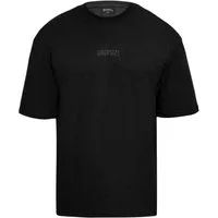 Dropsize T-Shirt Dropsize Herren Heavy Oversize Curved Hd Logo T-Shirt (1-tlg)