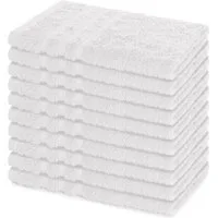 Lavea Gästehandtücher 30x50 cm, 10er Set Gästehandtuch, Elena-Frottee Handtuch, Gästetuch, (Set, 10-St), 500 g/m² Frottier, weich & saugstark, pflegeleicht