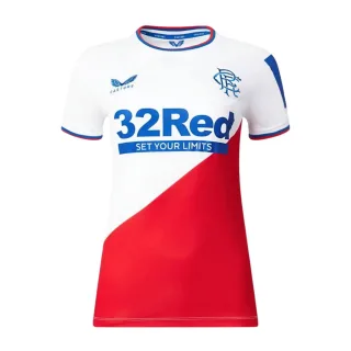 Castore - "2023" Auswärts-Trikot für Damen (Weiß/Rot)