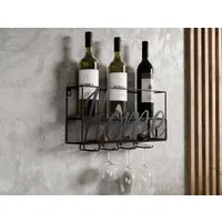 Lenmar Weinregal Weinregal aus Metall, Flaschenregal, Regale, Flaschenhalter LOFT 1-5