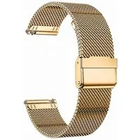 BOOD Uhrenarmband 20/22mm Uhrenarmband,Mesh-Edelstahl,Interlock-Sicherheitsverschluss