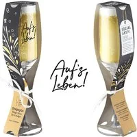 GILDE Sektglas 'Auf´s Leben' 220 ml, Glas