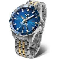 Vostok Europe Automatikuhr Herrenuhr 224A793 Radio Room 2026 GMT Edelstahl 46 mm