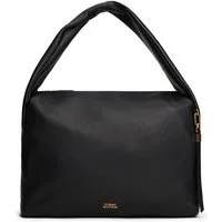 Tommy Hilfiger Hobo CITY LEATHER HOBO, Damen Tragetasche, Schultertasche mit modisch, breitem Tragegriff