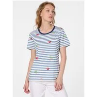 Ragwear T-Shirt MINTTA STRIPES Klassischer Fit mit Streifen und Allover-Print