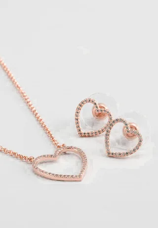 US Polo Assn Jewellery Dafne Roségold-Parure