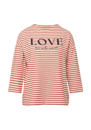 s.Oliver BLACK LABEL - Sweatshirt creme/rot - Gr. - 40