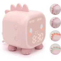 MOPUEA Kinderwecker Kinderwecker LED digitaler USB Wecklicht Schlaftraining Nachttischuhr
