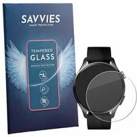 Savvies Displayschutzglas Schutzglas für Xiaomi Watch 5 (47 mm), Displayschutz 9H Glas Klar Transparent
