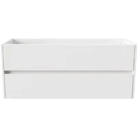 Belvit Waschbeckenschrank Drava, in verschiedenen Größen und Farben mit 2 Softclose Schubladen (1-St) Unterschrank zur Wandmontage, Schubladen grifflos, mit Montagematerial