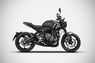 ZARD Sport Auspuff Komplettanlage FULL BLACK Carbonkappe Triumph Tiger Sport 660 Bj.2021-2024 EURO-5
