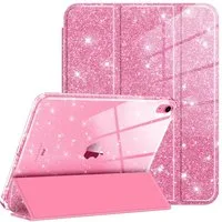 Fintie Tablet-Hülle für iPad 11 Generation 11 Zoll 2025(A16), iPad 10 Generation 2022, mit Stifthalter, Glitzernde Stoßfeste Case mit Glänzende Rückseite