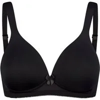 Naturana Bügelloser BH Basic (1-tlg) Schalen-BH ohne Bügel - Nahtlose Cups, Gepolsterte Entlastungsträger
