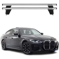 OMAC Dachträger Menabo Dachträger für BMW 4er G26 Gran Coupe 2020-2025 ABE Alu (2-St), Wasserbeständig,Abnehmbar,Multifunktional,Leichtgewichtig
