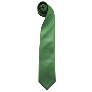 Premier Herren Krawatte Colours, unifarben (Emerald)