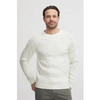 FQ1924 Strickpullover FQKyle Modischer Strickpullover mit Zopfstrick Muster