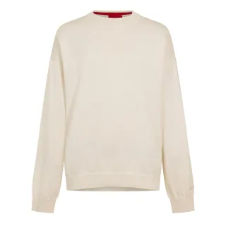 Hugo - Sweatshirt für Herren/Damen Unisex, gerippt (Weiß)