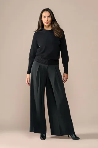 Camiel Hose Schwarz