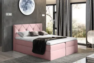 Boxspringbett Schlafzimmerbett LEWIS 140x200cm in div. Farbvarianten