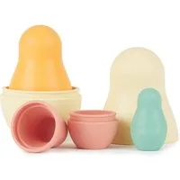 BIECO Stapelspielzeug Bieco Silikon Matroschka baby Tropical Vibes