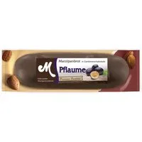 Odenwälder Marzipankonditorei Süßigkeit, Odenwälder Marzipan Brot Pflaume und Zartbitter Schokolade 100g