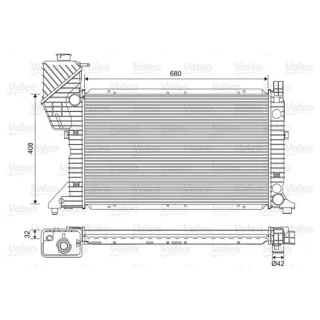 Valeo Motork?hler Mercedes Sprinter 701589 2,9