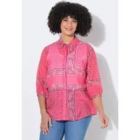 Angel of Style Longbluse Bluse A-Linie Paisley-Muster 3/4-Ärmel