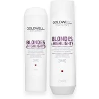 Goldwell Haarpflege-Set Goldwell Blondes & Highlights Set -Shampoo 250ml +Conditioner 200ml