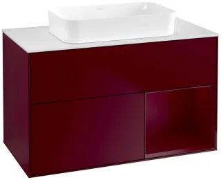 Villeroy & Boch Waschtischunterschrank Finion G66 1000x603x501mm Wandbel WT mit., G661HBHB G661HBHB