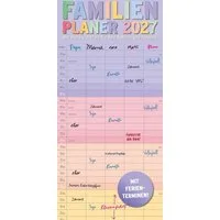 Familienkalender Familienplaner Regenbogen 2027