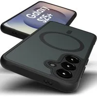 GreenHec Handyhülle Hülle Samsung S26 S25 S24 S23 S22 + Ultra FE MagSafe Case Magnet Black, Schwarz Cover Magnetische Schutz HandyHülle für Galaxy Ultra Plus EDGE