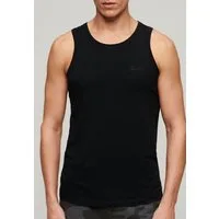 Superdry Tanktop ESSENTIAL LOGO VEST UB mit Markenlabel, aus Baumwolle und Single Jersey, Slim Fit, ärmellos