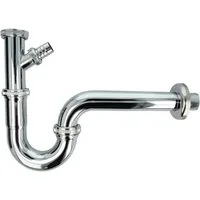 tecuro Siphon Röhrengeruchsverschluss Siphon mit Geräteanschluss für Waschbecken