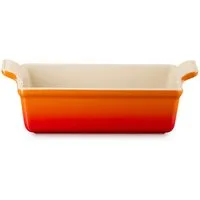 LE CREUSET Backform Backform Tradition rechteckig ofenrot 23cm