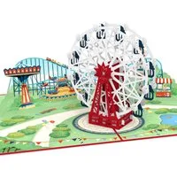 papercrush Geburtstagskarte Riesenrad Pop-Up Karte