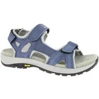 Lackner Sandale Expert Lady blau Outdoorsandale Klettverschluss