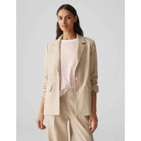 OPUS Jackenblazer JAOMI Regular mit Leinen