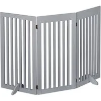 relaxdays Universalschutzgitter Graues Absperrgitter 92 cm, 3 Panel