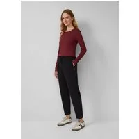 s.Oliver Chinos Hose Jogpants aus Struktur-Jersey