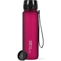 720°DGREE Trinkflasche Trinkflasche uberBottle softTouch mit Sieb lavish plum 1l